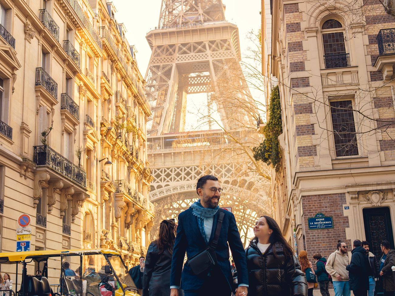 A couple in Paris