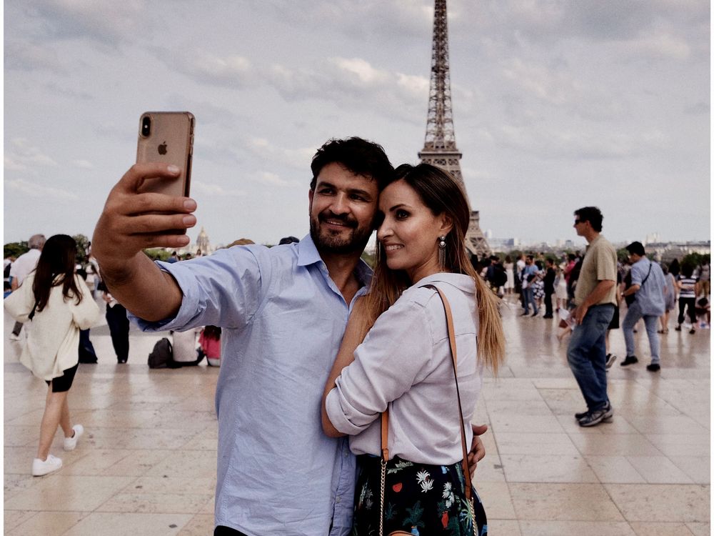 Travellers on holiday